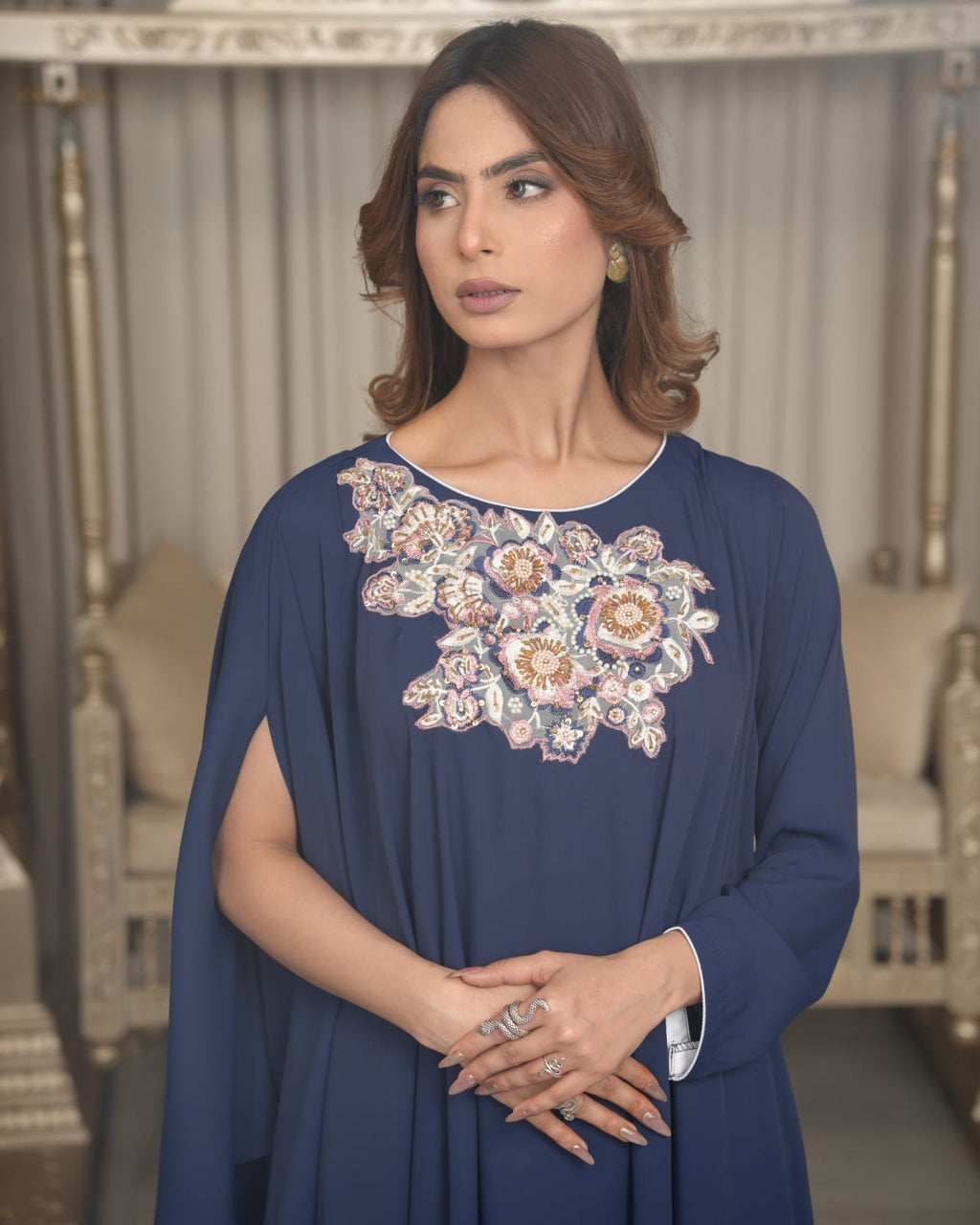 Blue Muse - 3Piece Stitched suit